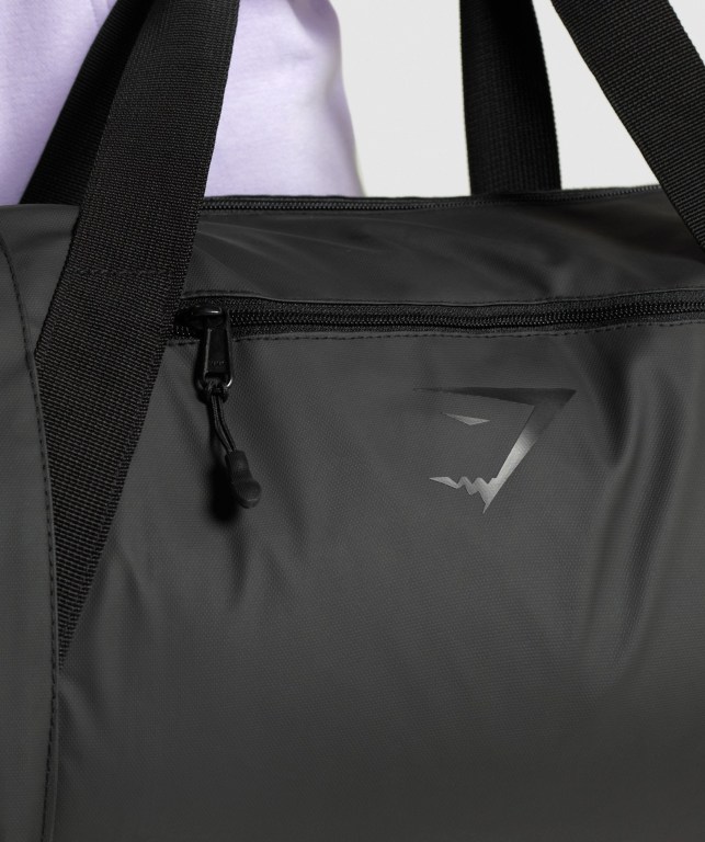 Black Gymshark Barrel Men's Bags & Backpacks | US-29OEMDY