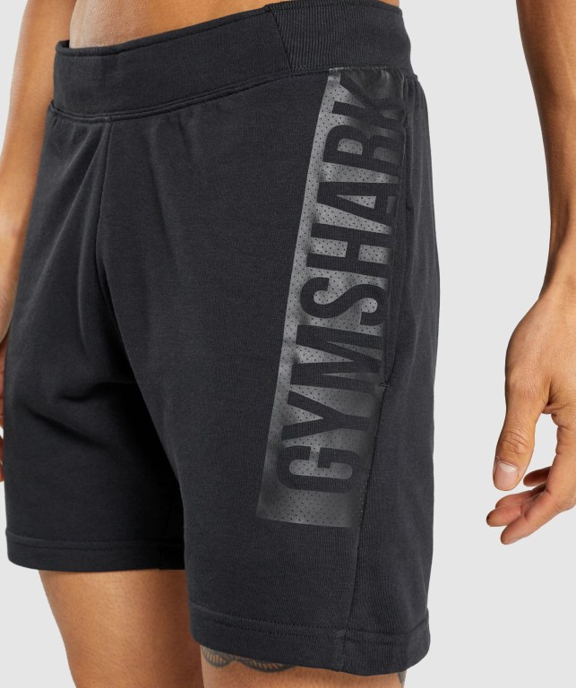 Black Gymshark Bold Men's Shorts | US-90GMPOU