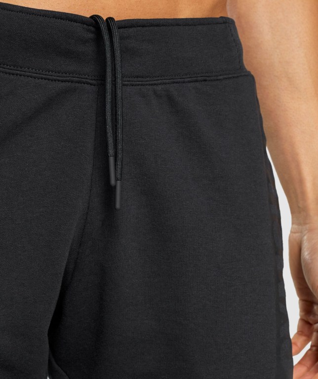 Black Gymshark Bold Men's Shorts | US-90GMPOU