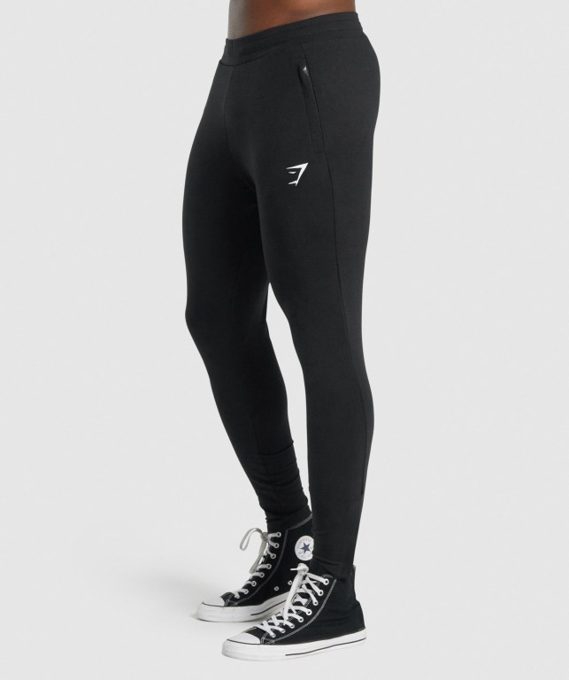 Black Gymshark Critical 2.0 Men's Joggers | US-42DHOQB