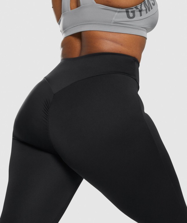 Black Gymshark GS Power High Waisted Women's Leggings | US-40XDHWC