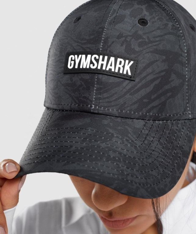 Black Gymshark Manimal Snapback Men's Headwear | US-29OGLYZ