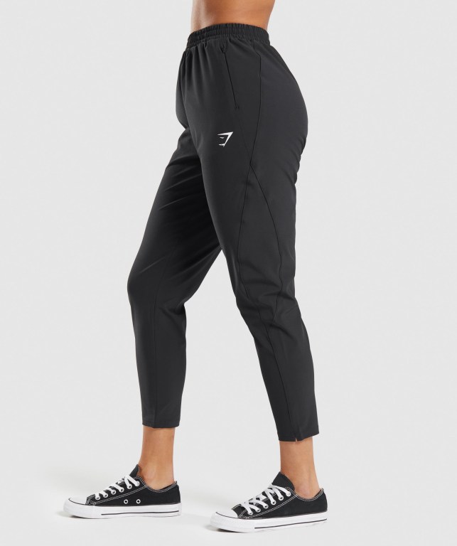 Black Gymshark Maximise Track Women's Joggers | US-94ZTGOA