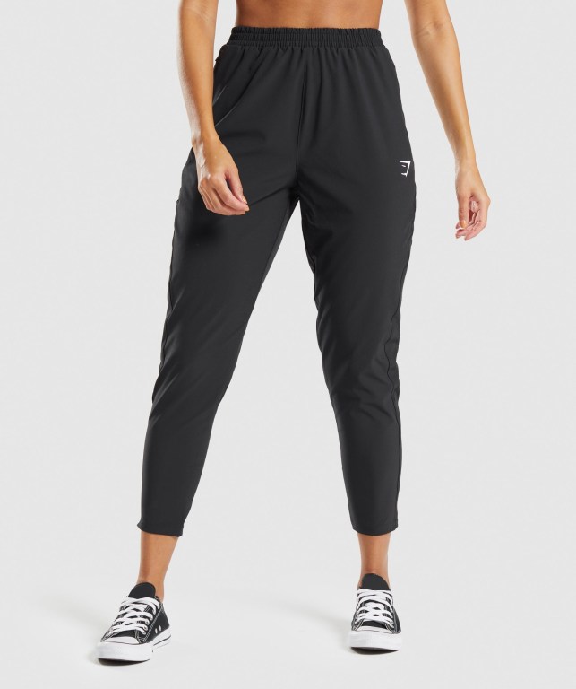 Black Gymshark Maximise Track Women\'s Joggers | US-94ZTGOA