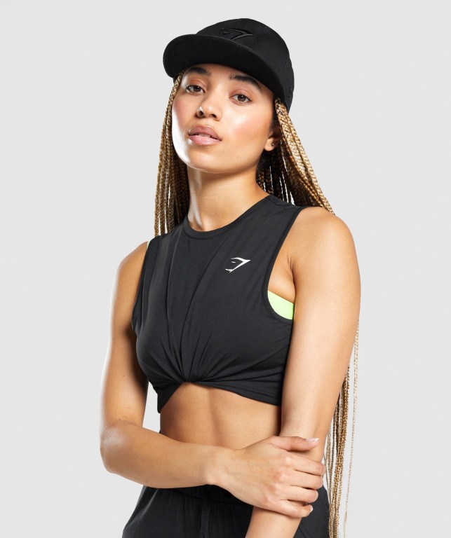 Black Gymshark New Era 9Fifty Snapback Women's Headwear | US-81IUVXC