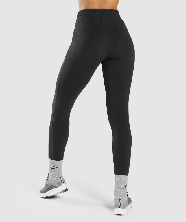 Black Gymshark Pippa Training Women's Joggers | US-41GMOKW