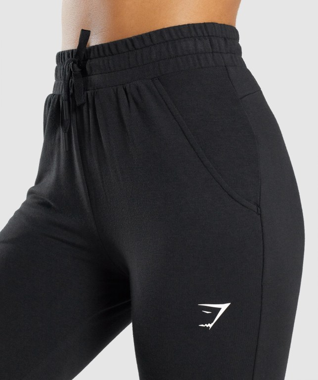 Black Gymshark Pippa Training Women's Joggers | US-41GMOKW