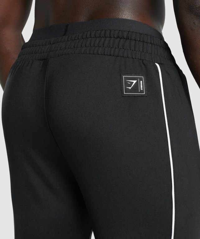 Black Gymshark Recess Men's Joggers | US-91HRCQM