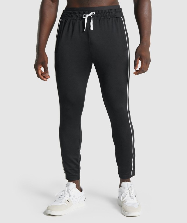 Black Gymshark Recess Men\'s Joggers | US-91HRCQM