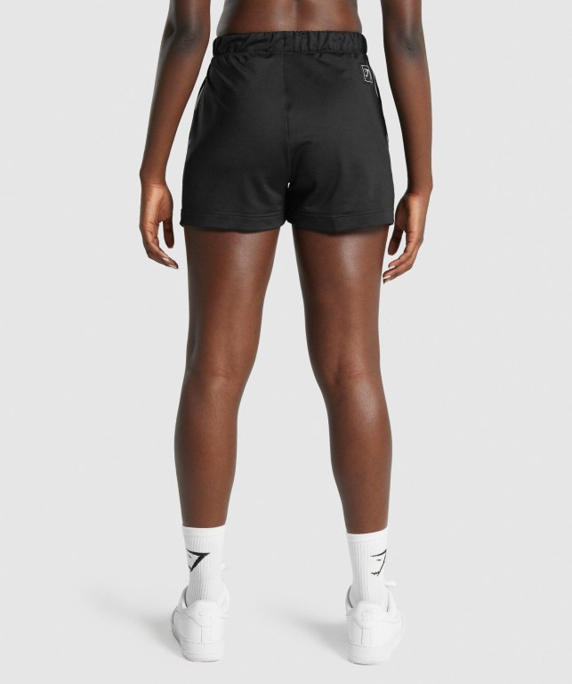 Black Gymshark Recess Women's Shorts | US-52OHUTJ