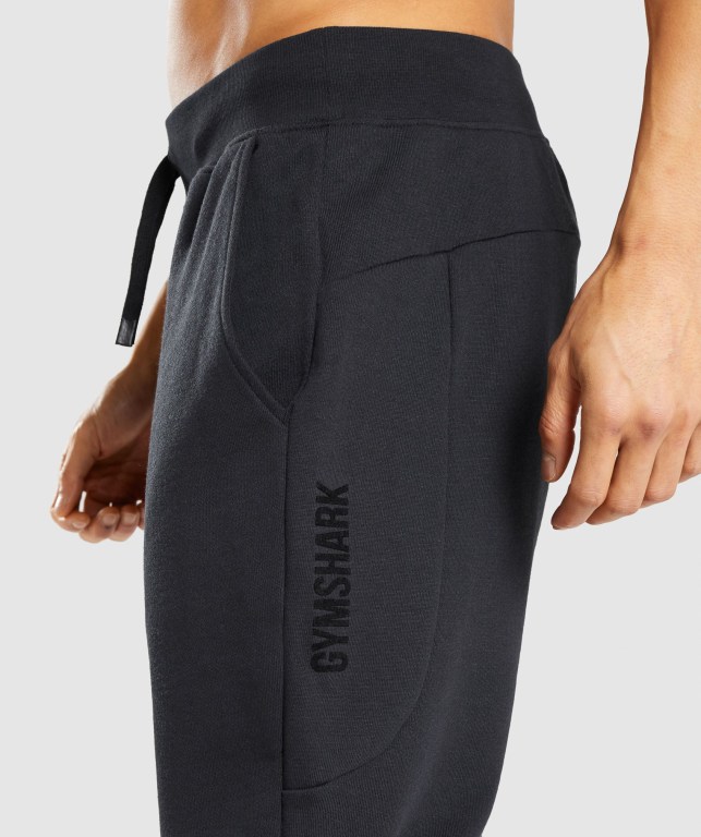 Black Gymshark Restore Men's Joggers | US-97DFBIJ