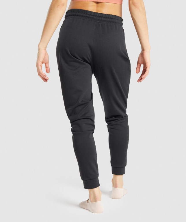 Black Gymshark Studio Women's Joggers | US-98WSRQY