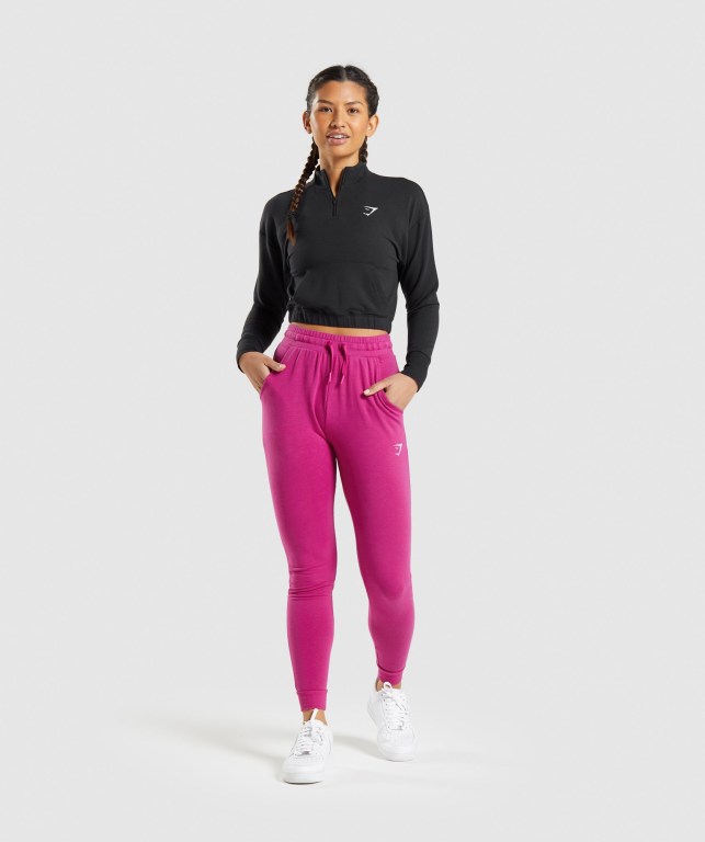 Black Gymshark Training Pippa Women's Hoodies | US-96IPNHX