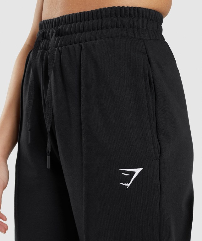 Black Gymshark Training Straight Leg Women's Joggers | US-95WPOLZ