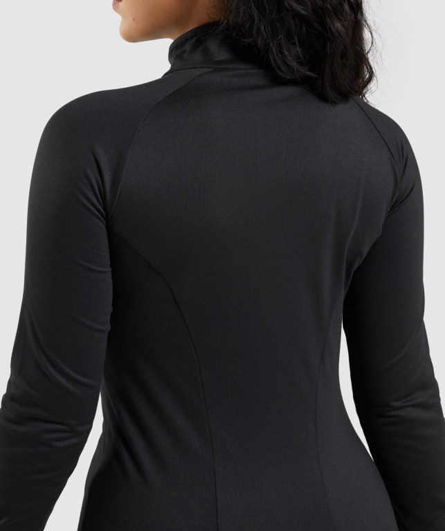 Black Gymshark Training Women's Jackets | US-12RVXLP