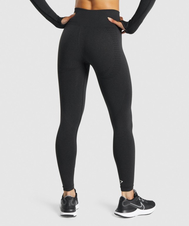 Black Gymshark Vital Seamless 2.0 High Waisted Women's Leggings | US-95GPUNC