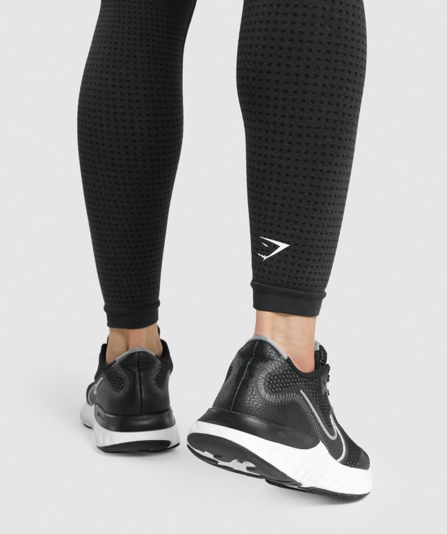 Black Gymshark Vital Seamless 2.0 High Waisted Women's Leggings | US-95GPUNC