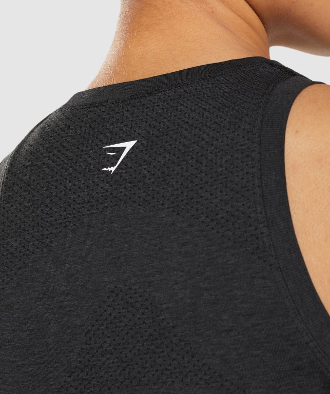 Black Gymshark Vital Seamless 2.0 Light Women's Tank Tops | US-29EAVXQ