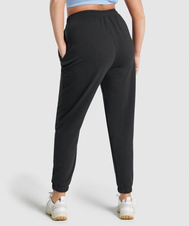 Black Gymshark Whitney Loose Women's Joggers | US-10ETCZM