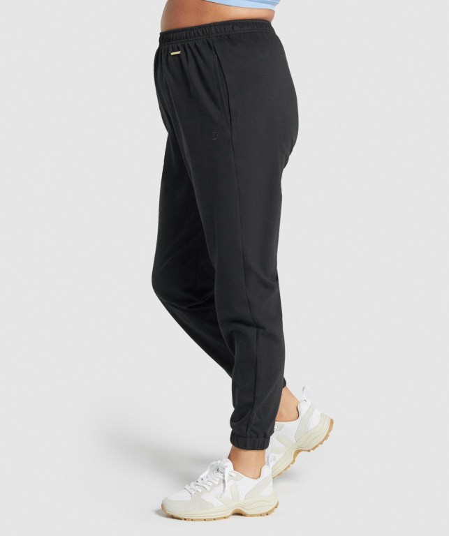 Black Gymshark Whitney Loose Women's Joggers | US-10ETCZM