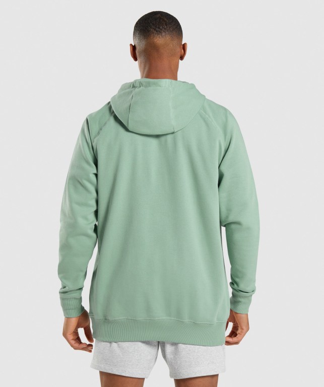 Blue Gymshark Apollo Men's Hoodies | US-95WRUNK