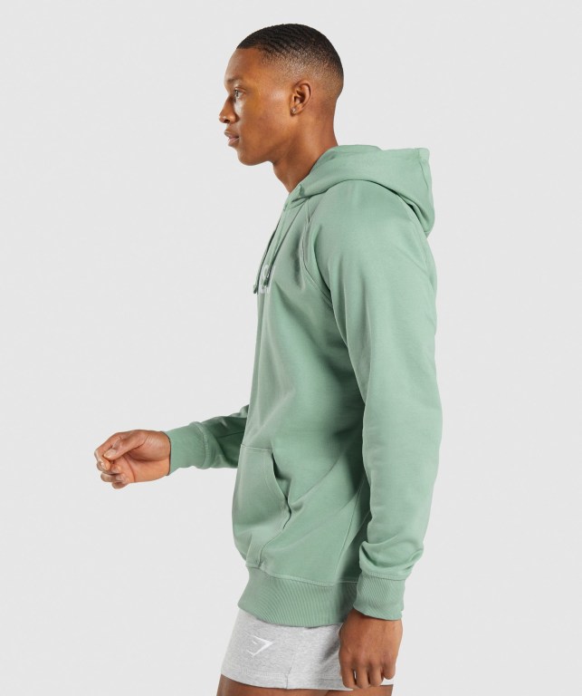 Blue Gymshark Apollo Men's Hoodies | US-95WRUNK