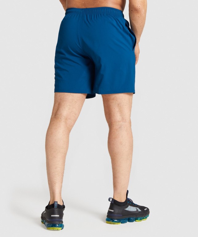 Blue Gymshark Arrival Men's Shorts | US-80CHAUB