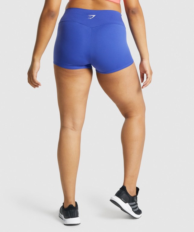 Dark Blue Gymshark Training Quad Women's Shorts | US-06BCATY