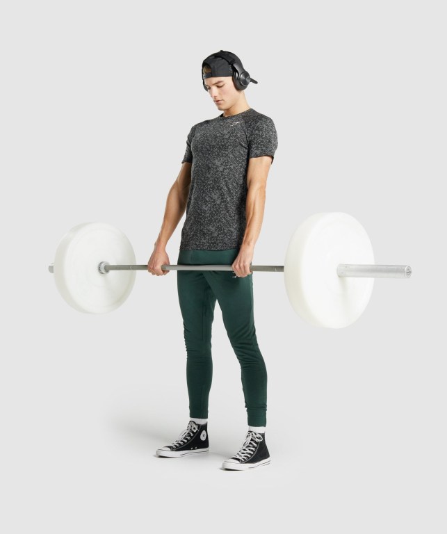 Dark Green Gymshark Critical 2.0 Men's Joggers | US-25JRXET