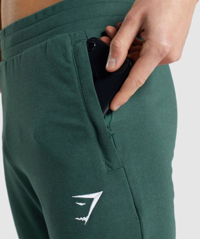 Dark Green Gymshark Critical 2.0 Men's Joggers | US-25JRXET