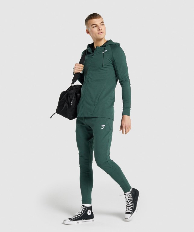 Dark Green Gymshark Critical 2.0 Men's Joggers | US-28WAUHT