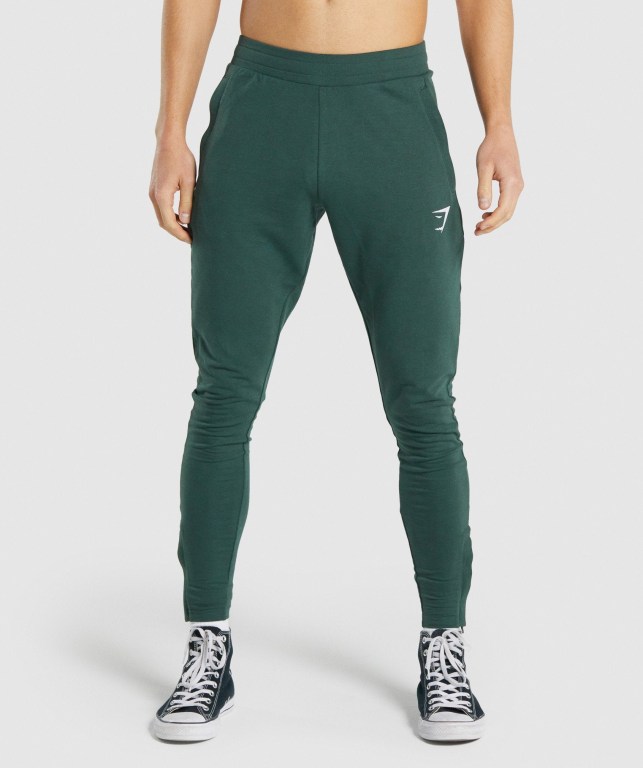 Dark Green Gymshark Critical 2.0 Men\'s Joggers | US-28WAUHT