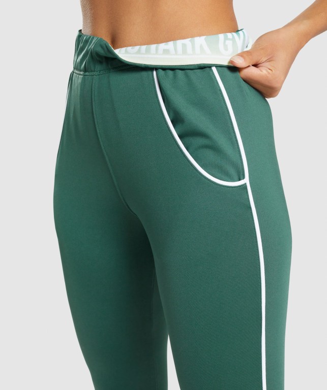 Dark Green Gymshark Recess Women's Joggers | US-92HVPRY