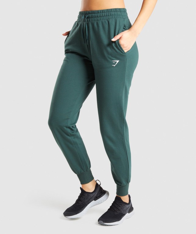 Dark Green Gymshark Training Women\'s Joggers | US-53KPUNY