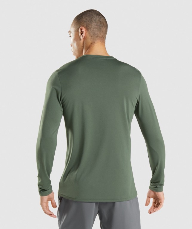 Green Gymshark Arrival Men's T Shirts | US-23BNAIE