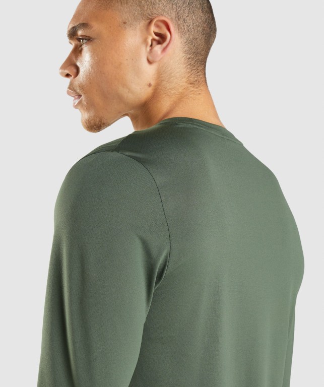 Green Gymshark Arrival Men's T Shirts | US-23BNAIE