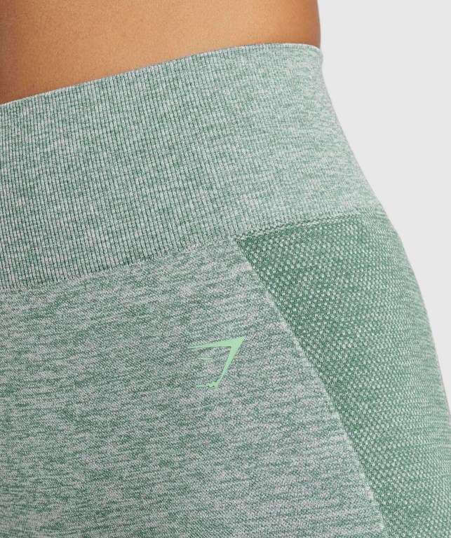 Green Gymshark Flex Cycling Women's Shorts | US-09EDHQA