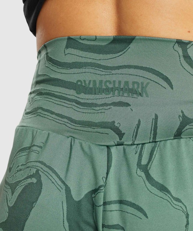 Green Gymshark GS Power Women's Joggers | US-38KTBSX