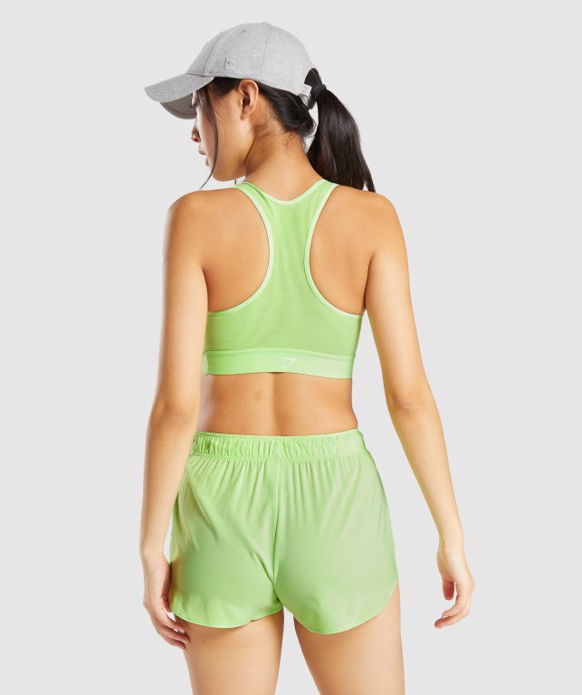 Green Gymshark Lightweight High Support Training Women's Sports Bra | US-51IHRFQ