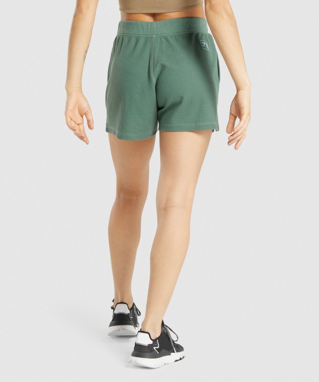 Green Gymshark Pause Loose Women's Shorts | US-43ZSBGO