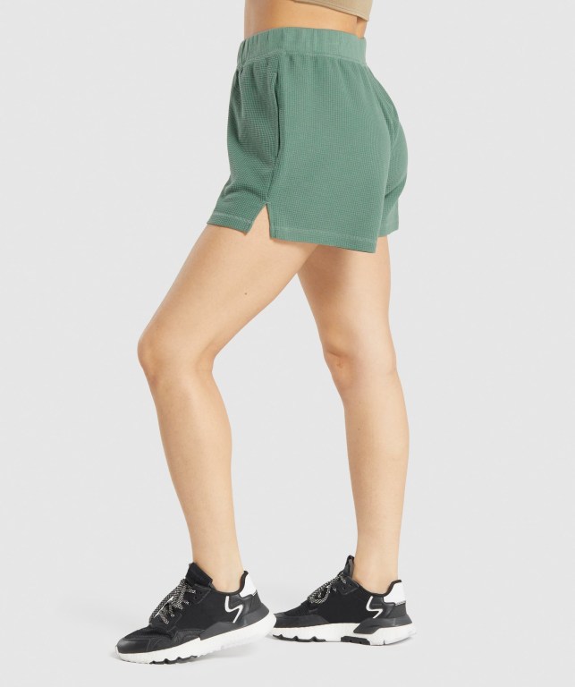 Green Gymshark Pause Loose Women's Shorts | US-43ZSBGO