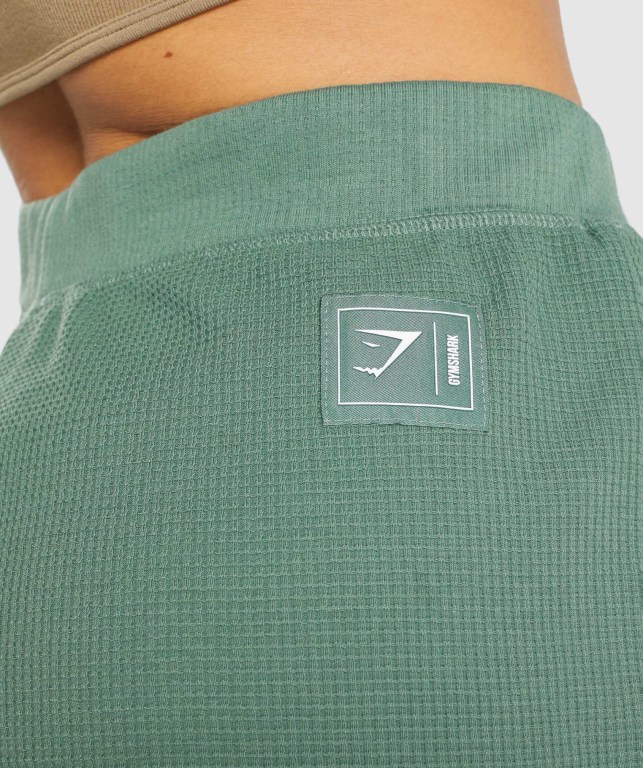 Green Gymshark Pause Loose Women's Shorts | US-43ZSBGO