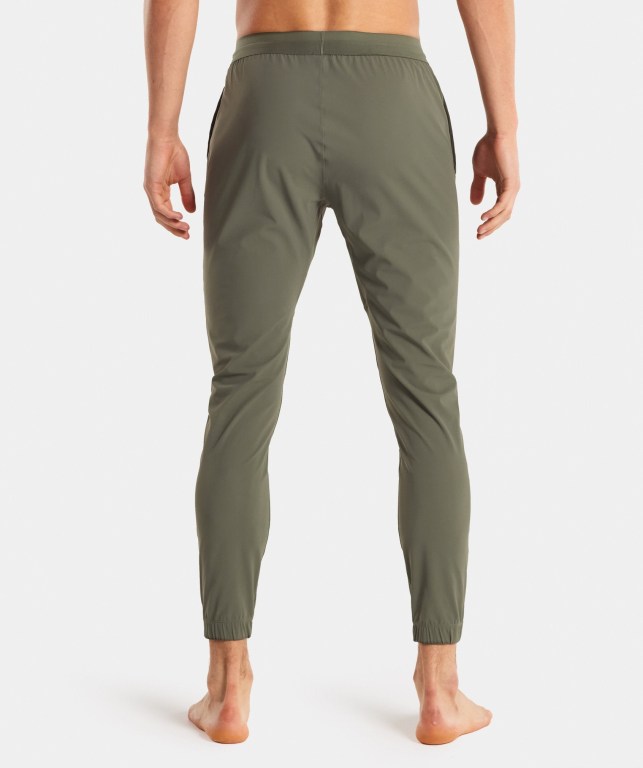 Green Gymshark Studio Men's Joggers | US-92LTKZX