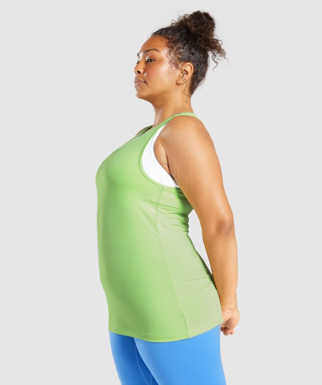 Green Gymshark Training Women's Tank Tops | US-15PAYLD