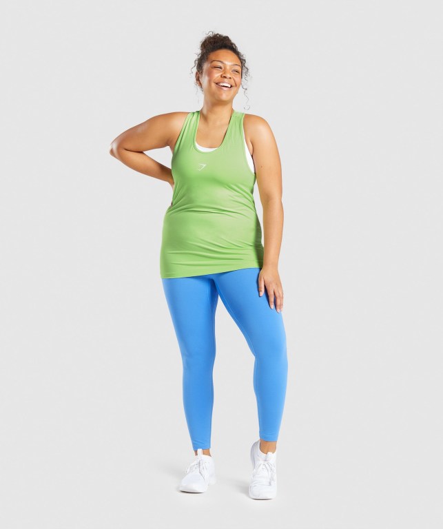 Green Gymshark Training Women's Tank Tops | US-15PAYLD