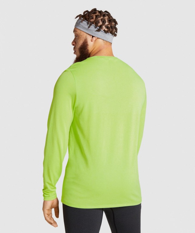 Green Gymshark Vital Men's T Shirts | US-68NWPBL