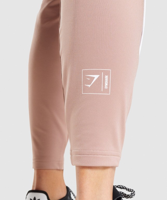 Grey Brown Gymshark Recess Women's Joggers | US-29WUELD