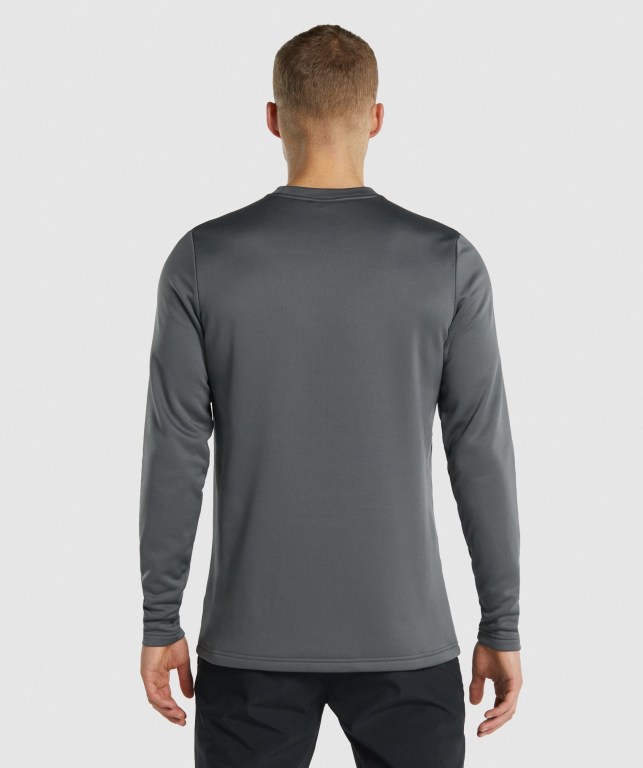 Grey Gymshark Arrival Crew Sweatshirt Men's Hoodies | US-08KSOVU