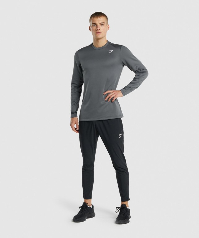 Grey Gymshark Arrival Crew Sweatshirt Men's Hoodies | US-08KSOVU