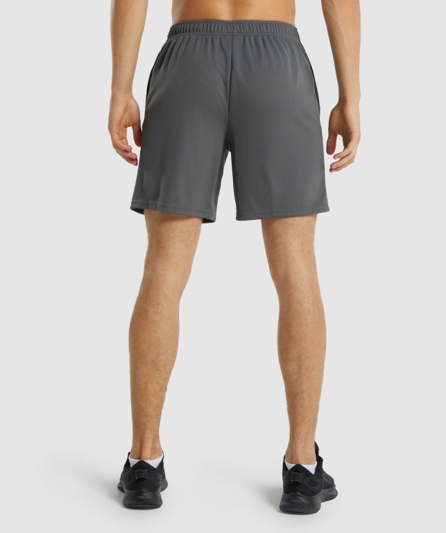 Grey Gymshark Arrival Knitted Men's Shorts | US-18OFHPB